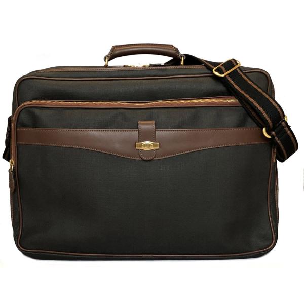 ダンヒル　ビジネスバッグ　ロゴ総柄　ブリーフケース　PVCレザー　トート　美品 dunhill（ダンヒル） 美品 2WAY ガーメントケース 旅行用 バッグ 出張