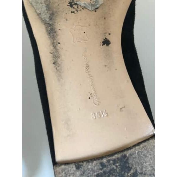 ジャンヴィト・ロッシ Gianvito Rossi フラットシューズ 35 1/2 レディース 黒 スエード 新着 20190325 ジャンヴィト・ロッシ Gianvito Rossi フラットシューズ 35 1/2 レディース 黒 スエード 新着 20190325
