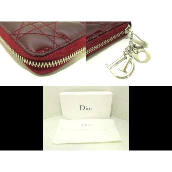 人気商品高評価 クリスチャンディオール Christiandior 長財布 レディディオール ボルドー ラウンドファスナー スペシャル特価 0501 新作モデル