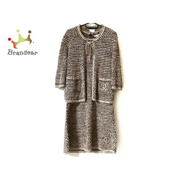 シャネル Chanel ワンピースセットアップ サイズ40 M レディース 美品 ベージュ ネイビー 新着 0130 Doc Sg