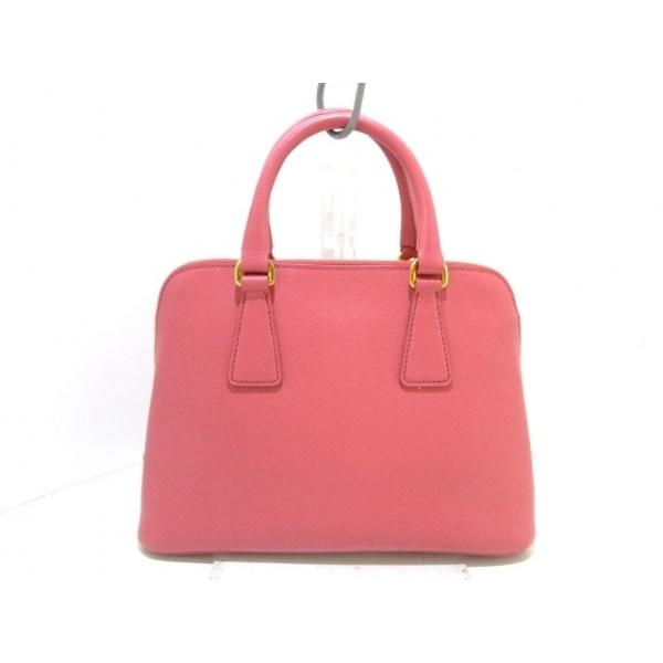 プラダ Prada ハンドバッグ 美品 Bl08 ピンク レザー 新着 Sagaretxe Net