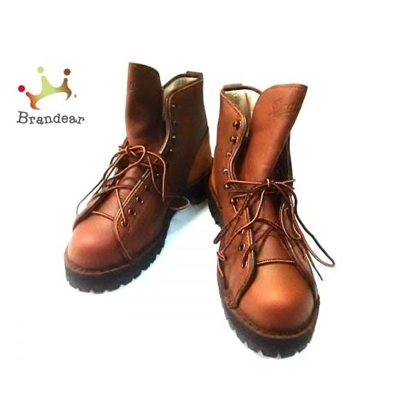 ダナー Danner ショートブーツ メンズ 美品 ブラウン ライトブラウン