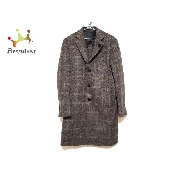 ラルディーニ Lardini コート サイズ50 メンズ 美品 ダークブラウン