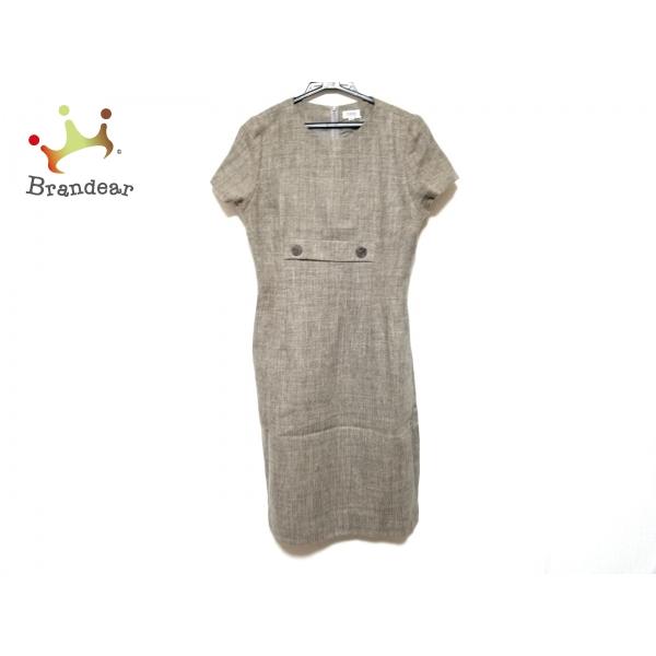 フォクシー Foxey ワンピース サイズ40 M 美品 グレー お得なキャンペーンを実施中 レディース 0704 新着