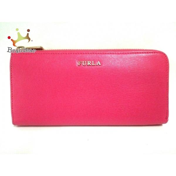 贅沢 L字ファスナー ピンク 長財布美品 フルラ 財布 Knowledge21 Com