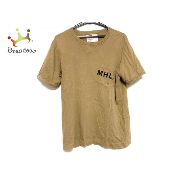 マーガレットハウエル Mhl 半袖tシャツ サイズl メンズ ライトブラウン クルーネック 新着 1110 ブランディア ヤフーショップ 通販 Yahoo ショッピング