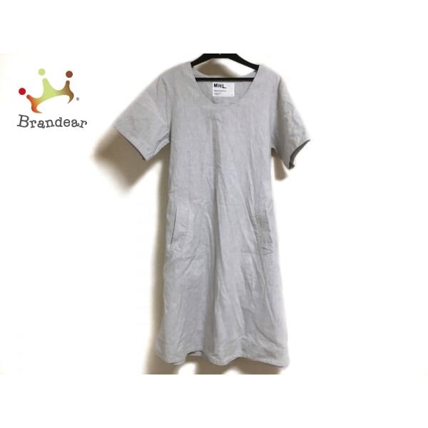 工房直送価格 マーガレットハウエル Mhl ワンピース サイズ1 S レディース グレー レギュラーカラー 長袖 ロング 21正規激安 Www Iacymperu Org
