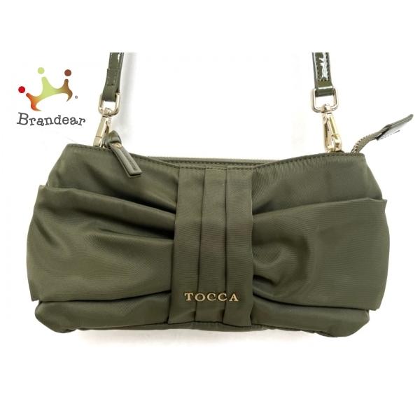 トッカ Tocca ショルダーバッグ レディース カーキ ストラップ着脱可 プリーツ 新着 ブランディア ヤフーショップ 通販 Yahoo ショッピング