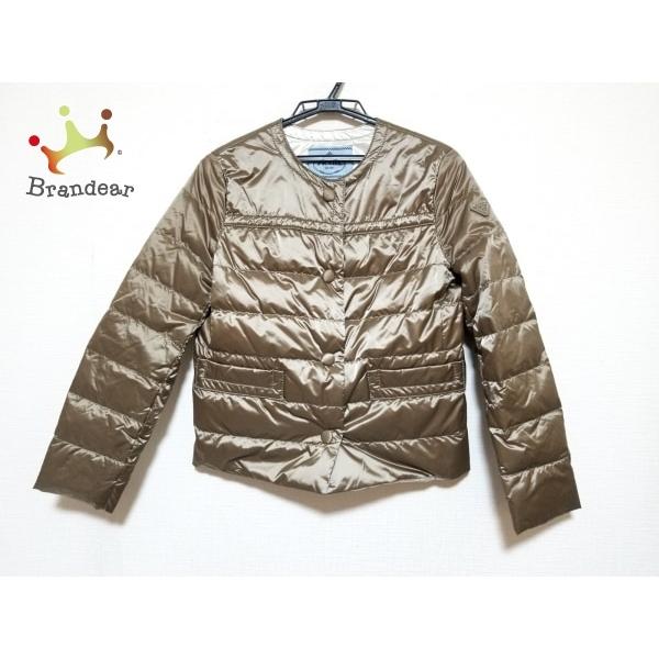 プラダ Prada ダウンジャケット サイズ38 S レディース 美品 ベージュ 長袖 冬 値下げ ブランディア ヤフーショップ 通販 Yahoo ショッピング