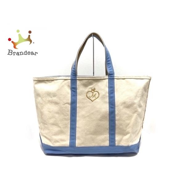 エルエルビーン L L Bean トートバッグ レディース アイボリー ライトブルー 刺繍 キャンバス 値下げ ブランディア ヤフーショップ 通販 Yahoo ショッピング