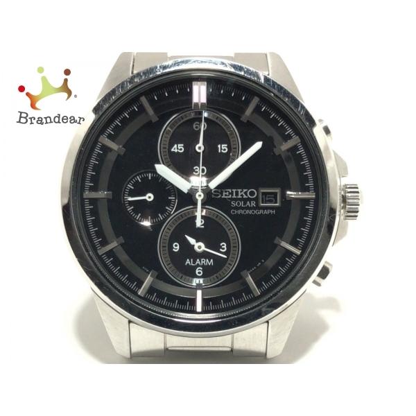 セイコー Seiko 腕時計 V172 0aa0 メンズ 黒 値下げ ブランディア ヤフーショップ 通販 Yahoo ショッピング