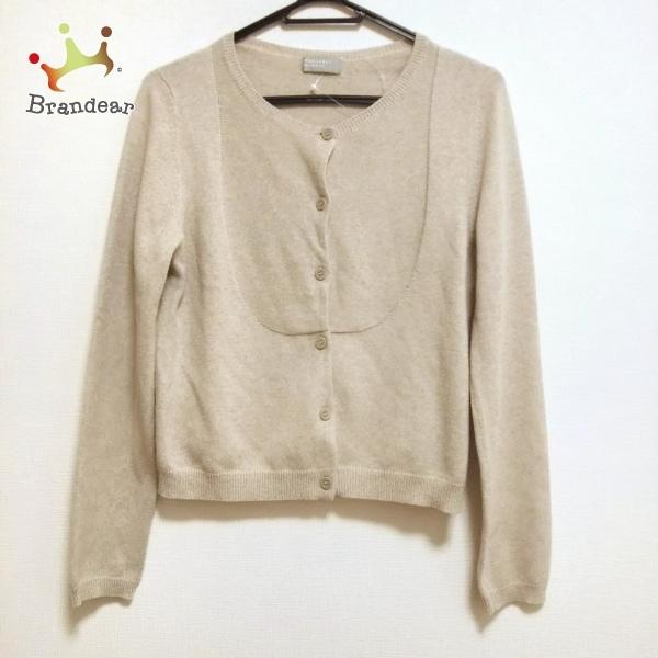 アウトレット送料無料 マーガレットハウエル Margarethowell カーディガン サイズ2 M レディース 美品 ベージュ 長袖 新着 第1位獲得 Www Technet 21 Org