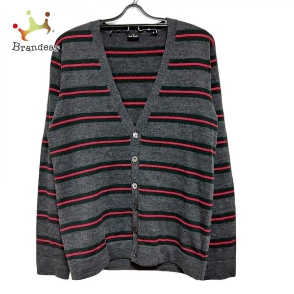 ポールスミス カーディガン サイズs メンズ ダークグレー 黒 ピンク 長袖 ボーダー 新着 ブランディア ヤフーショップ 通販 Yahoo ショッピング