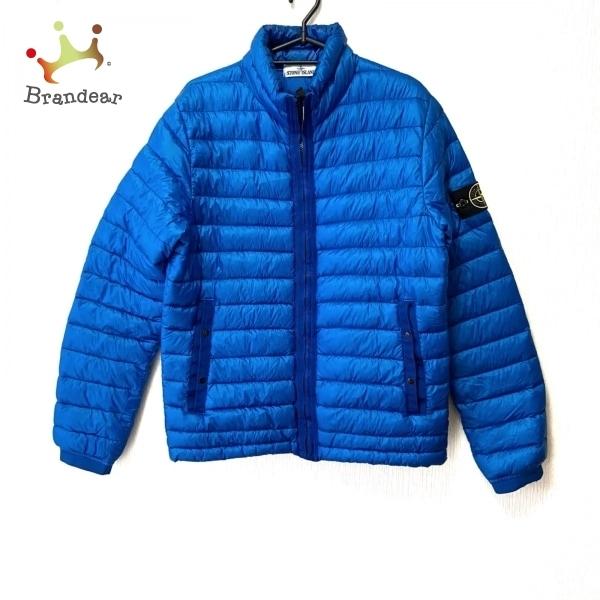 本物保証 Stone ストーンアイランド Island ストーンアイランド Stone Island 値下げ ジップアップ 冬物 ブルー メンズ サイズm ダウンジャケット コート アウター Headshotsbar Com