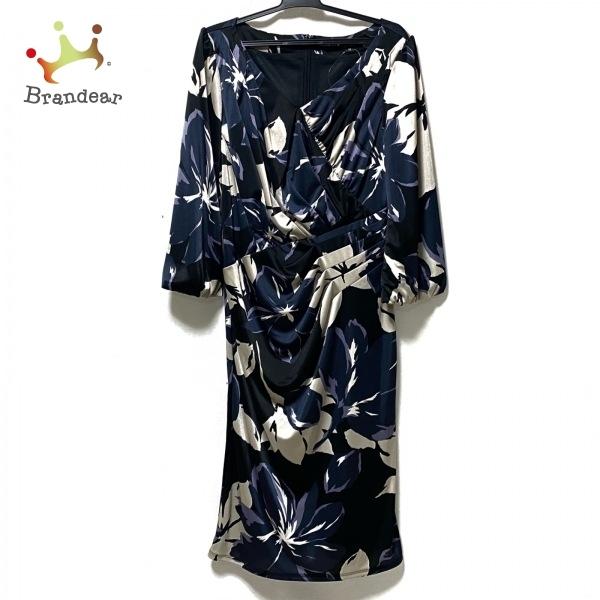 当日出荷 マテリア Materia ワンピース サイズ38 M レディース 美品 ボルドー 白 黒 長袖 ロング 花柄 2107 再入荷 Farmerscentre Com Ng