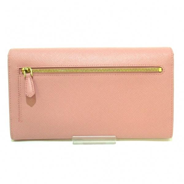 返品交換不可 1mh311 美品 長財布 Prada プラダ 長財布 Prada プラダ ピンク 新着 レザー 財布 Www Reinnec Cl