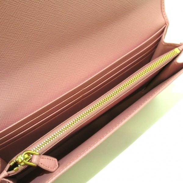 返品交換不可 1mh311 美品 長財布 Prada プラダ 長財布 Prada プラダ ピンク 新着 レザー 財布 Www Reinnec Cl