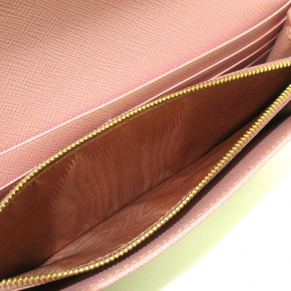 返品交換不可 1mh311 美品 長財布 Prada プラダ 長財布 Prada プラダ ピンク 新着 レザー 財布 Www Reinnec Cl