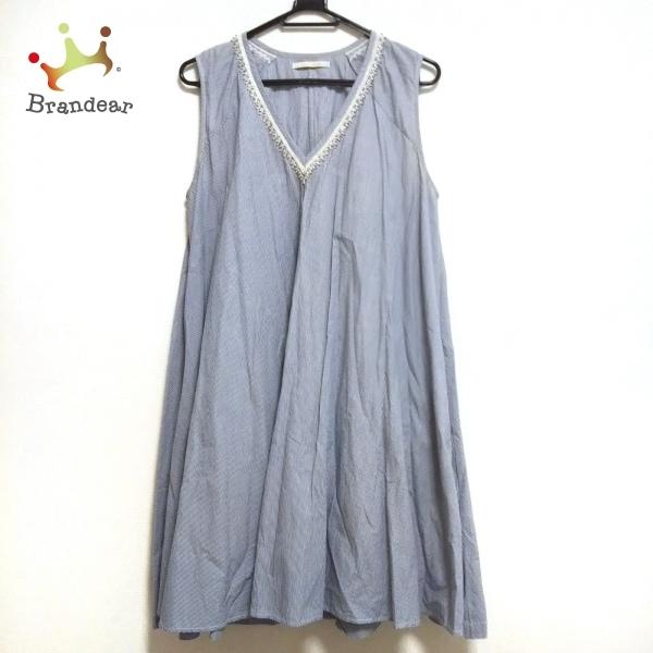 ヌキテパ Ne Quittez Pas ワンピース レディース 美品 白 ブルー 新着 ブランディア ヤフーショップ 通販 Yahoo ショッピング