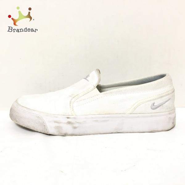 ナイキ Nike スリッポン 23 5 レディース 100 訳あり 白 Esスタンプ キャンバス スペシャル特価 ブランディア ヤフーショップ 通販 Yahoo ショッピング