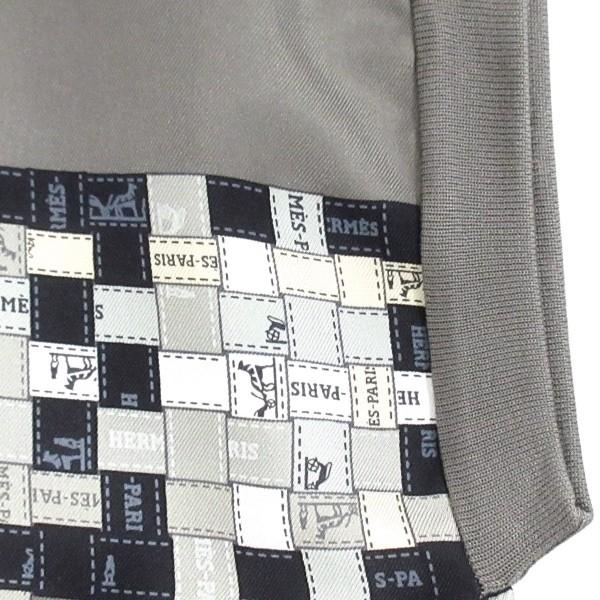 最愛 美品 レディース S サイズ36 ワンピース Hermes エルメス ワンピース Hermes エルメス スペシャル特価 グレーベージュ イエロー マルチ ワンピース チュニック Savannah Osc Com