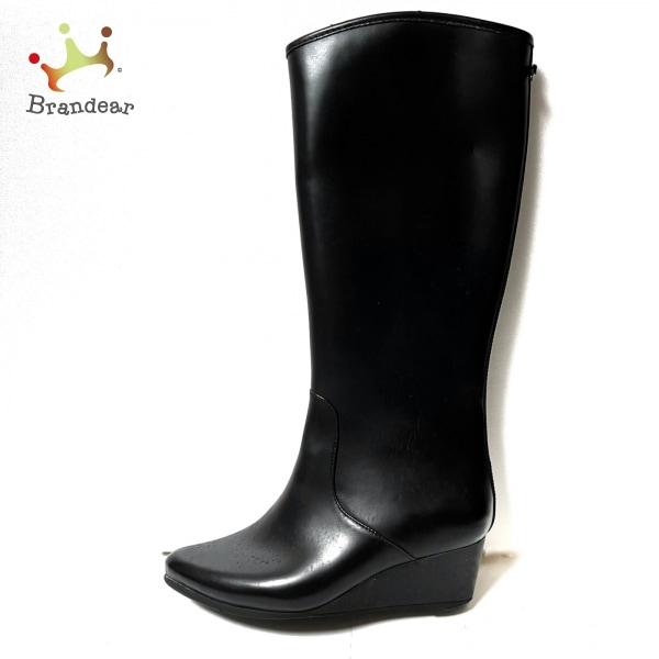 アンテプリマ Anteprima レインブーツ L レディース 訳あり 黒 ウェッジソール ラバー スペシャル特価 Xgnyl5bit1 レディースファッション Haberl Bau De