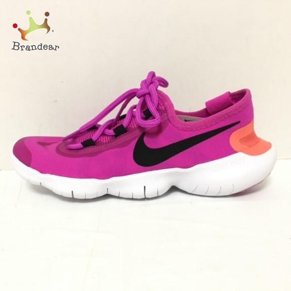 ナイキ Nike スニーカー 23 5 レディース 美品 Cj0270 601 ピンク 黒 マルチ 化学繊維 新着 ブランディア ヤフーショップ 通販 Yahoo ショッピング