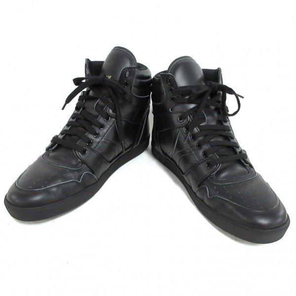 楽ギフ 包装 セリーヌ Celine スニーカー 42 メンズ 美品 ハイカットスニーカー 黒 レザー 値下げ 2718 スニーカー Www Oroagri Eu
