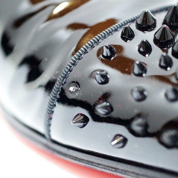 大特価 クリスチャンルブタン クリスチャンルブタン 新着 スタッズ アウトソール張替済 黒 メンズ 43 スリッポン シューズ Rideshare2vote Com