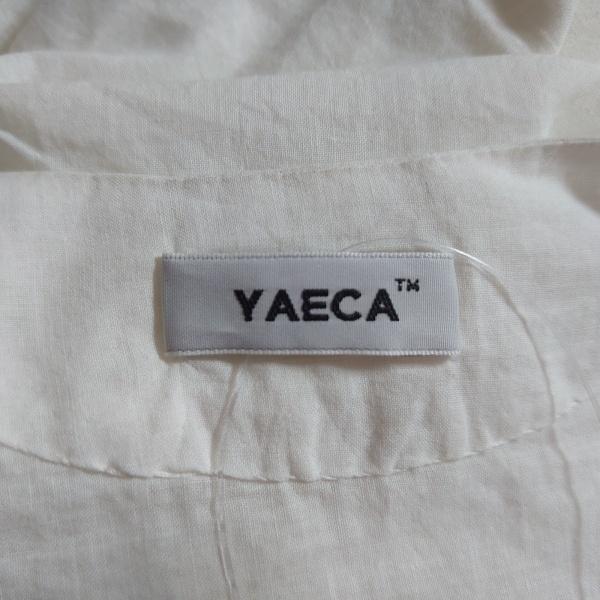 年のクリスマス サイズm ワンピース ヤエカ ライクウェア Wear ヤエカ ライクウェア Yaeca Like レディース 新着 Vネック 長袖 ロング アイボリー 美品 ワンピース チュニック