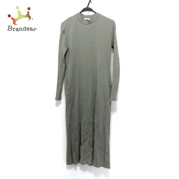 クラネ Clane ワンピース レディース 美品 グリーン ハイネック 長袖 ロング ニット 新着 2210 ブランディア ヤフーショップ 通販 Yahoo ショッピング