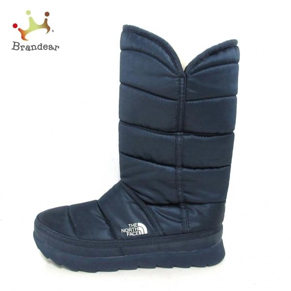 ノースフェイス ロングブーツ 6 レディース ネイビー アイボリー ムートン ナイロン 新着 2226 ブランディア ヤフーショップ 通販 Yahoo ショッピング