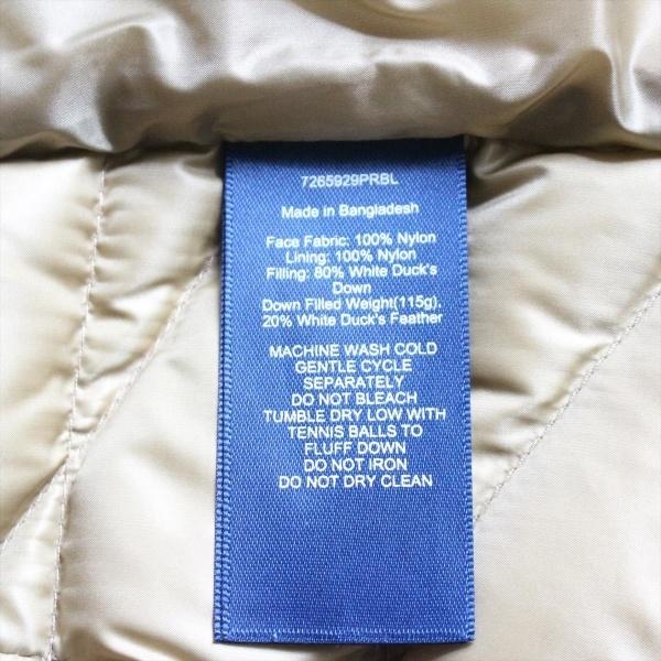 信頼 L サイズ10 ダウンコート Ralphlauren ラルフローレン レディース 2515 新着 長袖 冬 ベージュ ダウンコート Www Roscoes Net