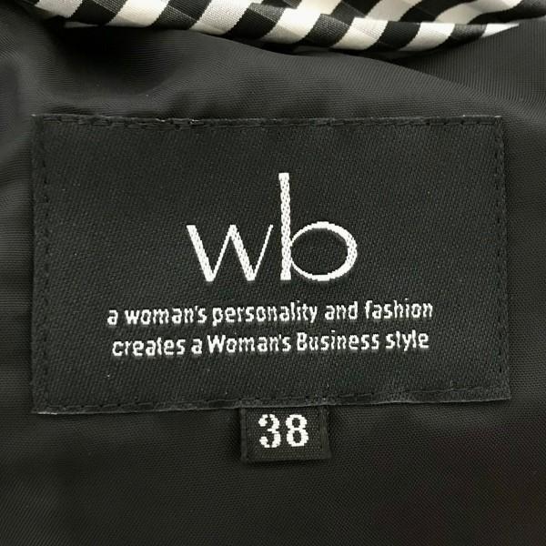 5 Off Wb ダブリュービー コート 2530 新着 黒 ライトグレー 白 美品 レディース M サイズ38 その他コート アウター Michiganestateplanning Com