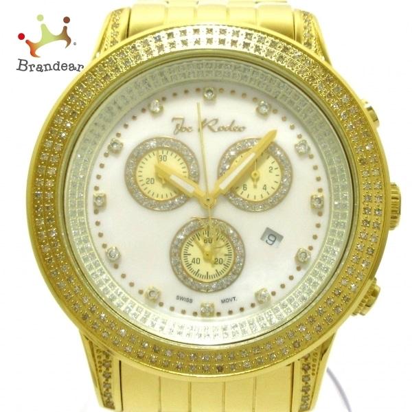 ジョーロデオ パイロット クロノグラフ ダイヤモンドウォッチ 腕時計 美品 腕時計 アナログ