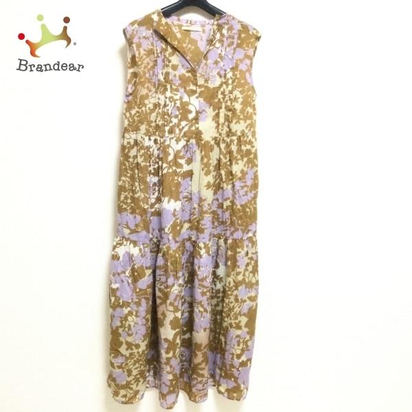 ヌキテパ ワンピース レディース パープル カーキ イエロー ノースリーブ ロング 花柄 スペシャル特価 2928 ブランディア ヤフーショップ 通販 Yahoo ショッピング