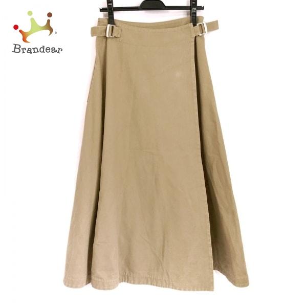 エブール ebure 巻きスカート サイズ38 M レディース 美品 - ベージュ