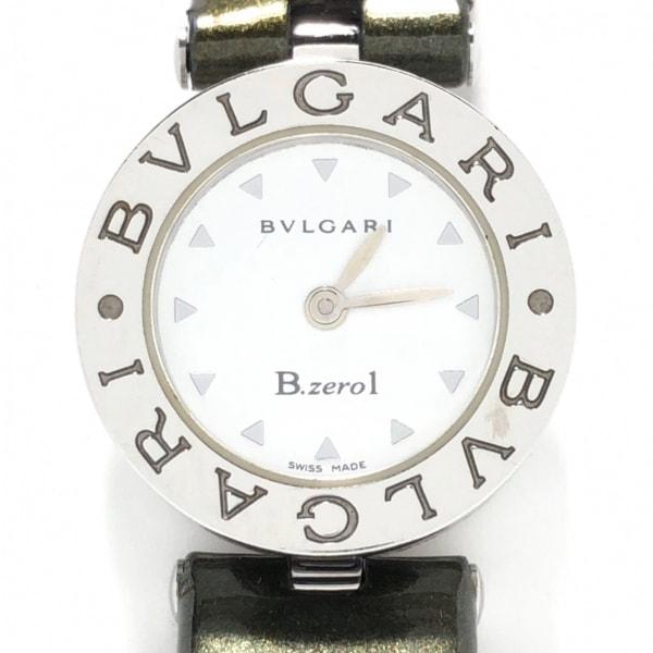 ブルガリ BVLGARI 腕時計 B-zero1 BZ22S レディース プッシュ竜頭 白  値下げ...