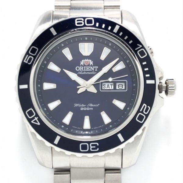 オリエント ORIENT 腕時計 - EM75-C1-A メンズ ネイビー 新着 20240412