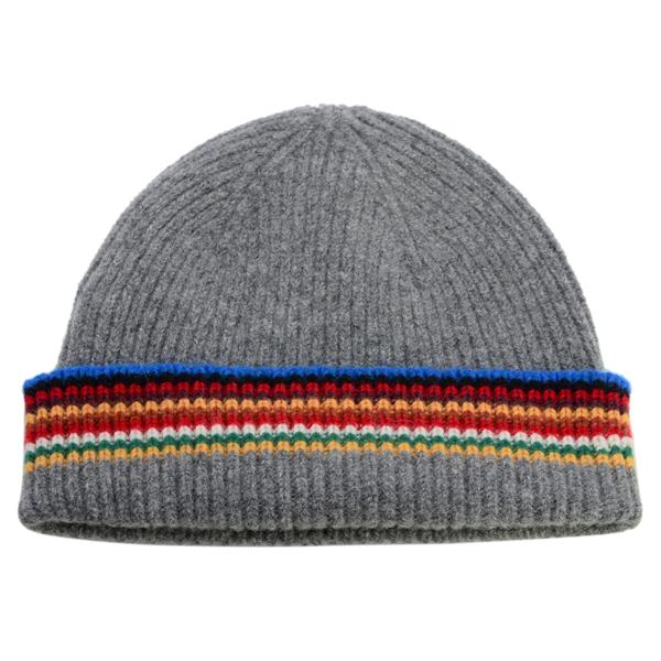 Paul Smith ポールスミス ニット帽 グレー M1A 383MK J525 76 ニット