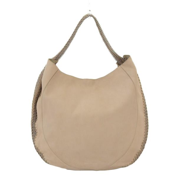 美品 マルベリー 現行メタルロゴ レザー ホーボー 編込 ワン  