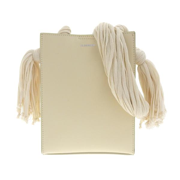超美品 ジルサンダー JIL SANDER 2019年商品 タングル フリンジ レザー ショルダーバッグ ベージュ レディース 定価99000円 超美品 ジルサンダー JIL SANDER 2019年商品 タングル フリンジ レザー