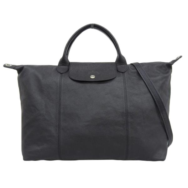 超美品 ロンシャン LONGCHAMP プリアージュ キュイール オール レザー