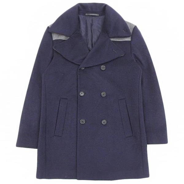 【美品】ポールスミス 銀ボタン ピーコート ネイビー シングル XL brandgoen_285943