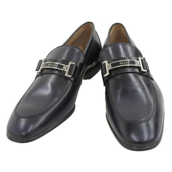 未使用 バリー BALLY 現行ロゴ LAMOUR ラムール レザー ロゴ ビット 