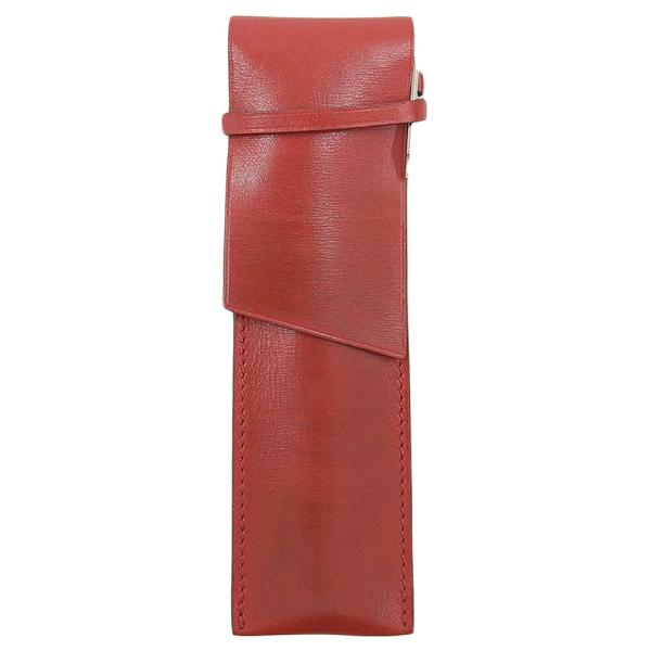 エルメス　HERMES　ペンケース　革製　１本挿し　ボックスカーフ HERMES（エルメス） ボックスカーフ レザー ペン ケース ホルダー