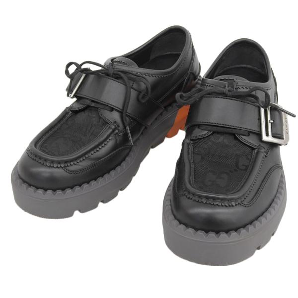 GUCCI 箱付美品 グッチ 2023年商品 23AW 739868 GGキャンバス レザー  