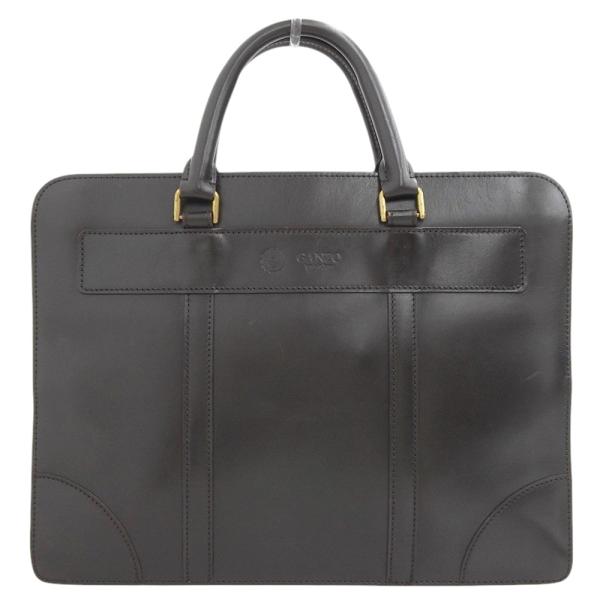 GANZO ダークブラウン ビジネスバッグ　エイボン　38cm ブリーフケース 美品 ガンゾ GANZO 現行販売商品 AVON エイボン 38cm ブリーフケース