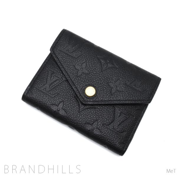 ルイヴィトン 財布 三つ折り ポルトフォイユ ヴィクトリーヌ アンプラント ノワール M64060 LOUIS VUITTON ほぼ未使用 ルイヴィトン 財布 三つ折り ポルトフォイユ ヴィクトリーヌ アンプラント ノワール M64060 LOUIS VUITTON ほぼ未使用