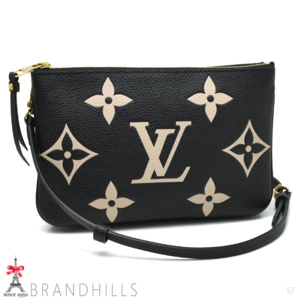 LOUIS VUITTON ルイヴィトン ポシェット ドゥーブルジップ モノグラム 